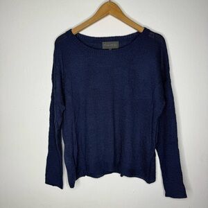NWOT Sunday in Brooklyn Lightweight Sweater Navy Sz S oversized